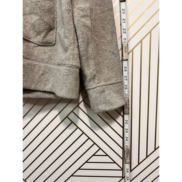 10,000 Ft Above Sea Level Women's Fleece Collared Cardigan Tan/Light Brown Sz XL - Picture 3 of 6